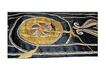 Sitara, Interior Door Curtain of the Ka'ba, Sultan Abdülhamid II (r. 1876–1909), Silk; embroidered with heavy silver and silver-gilt thread with additional colored silk panels